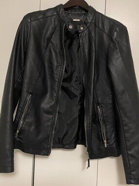 Ann Taylor Faux Leather Jacket